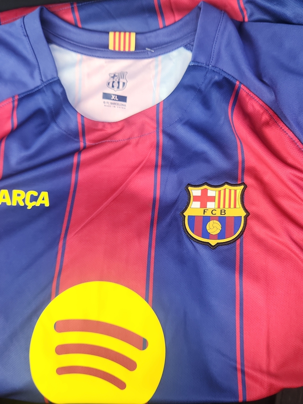 Socce4 Jersey FC BARCELONA LEWANDOWSKI # 9 JERSEY  XL